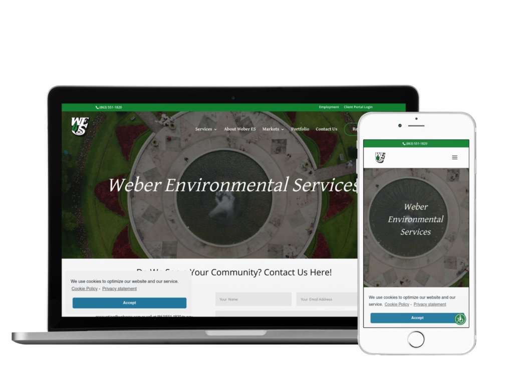 Weber Environmental Services website